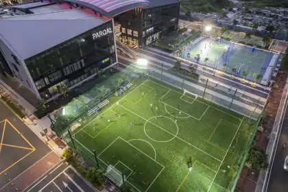 Bounce at Parqal Football Pitch