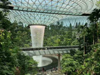 Jewel Rain Vortex at Changi Airport