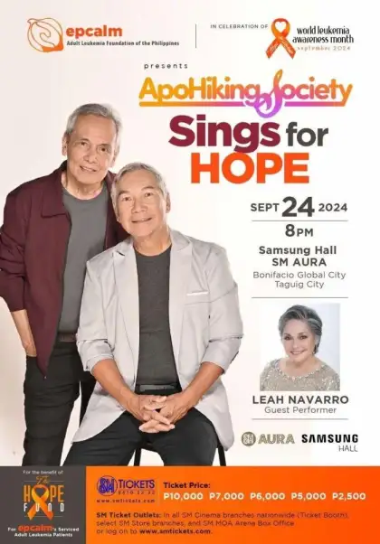 Apo Hiking Society Sings for Hope