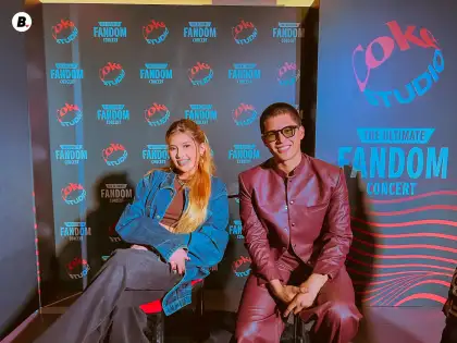 Illest Morena and Kyle Eccharri at Coke Studio