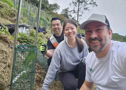 Chris Brown Founder of ReThnk HK and team