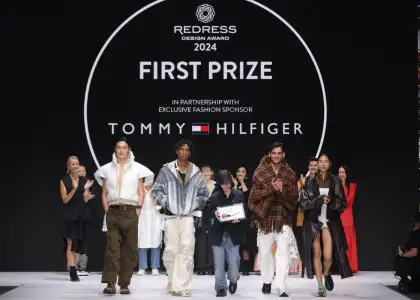 Redress Design Award 2024 Grand Final Fashion Show Winner Tiger Chung