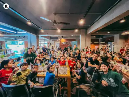 Starbucks and Gawad Kalinga volunteering activity