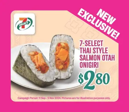 7-Select Thai Style Salmon Otah Onigiri