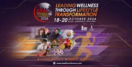 'Asia Fitness Conference: AFC 2024' Event Poster