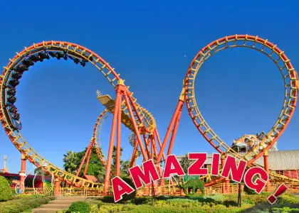 Siam Park City roller coaster