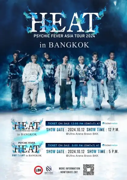PSYCHIC FEVER ASIA TOUR 2024 'HEAT' in BANGKOK