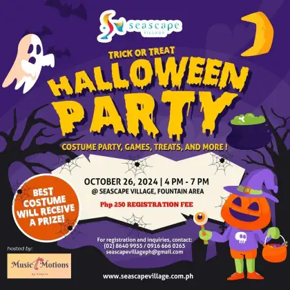 Seascape Village Trick or Treat Halloween Party 2024