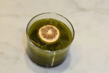 The Matcha Mansi drink
