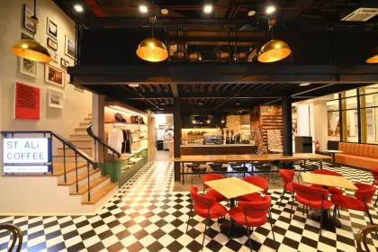 Cozy interiors at St. Ali