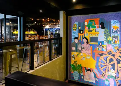 Inside of Elias QC Brewery