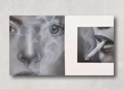 Mr Koo Smoking Painting