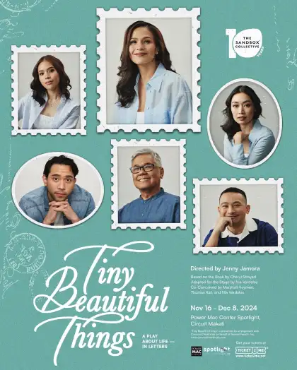 4. Tiny Beautiful Things Event poster