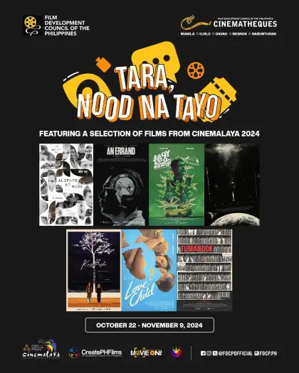 FDCP Cinematheque Centres - Cinemalaya 2024 Screenings