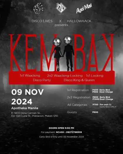KEMBAK: A Post-Halloween Disco Party
