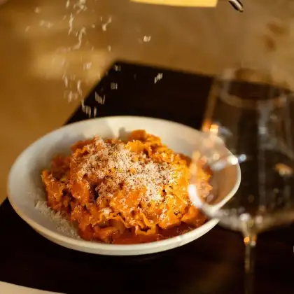 Nocino's Signature Nduja Reginette Pasta