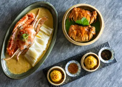 Hairy Crab Feed Me Tasting Menu