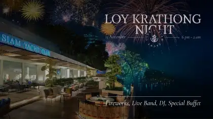 Loy Krathong Night at Siam Yacht Club