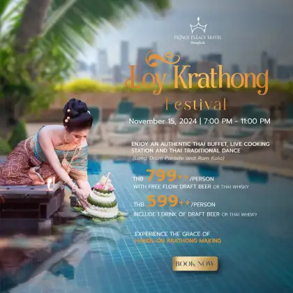 Prince Palace Hotel Bangkok - Loy Krathong Festival