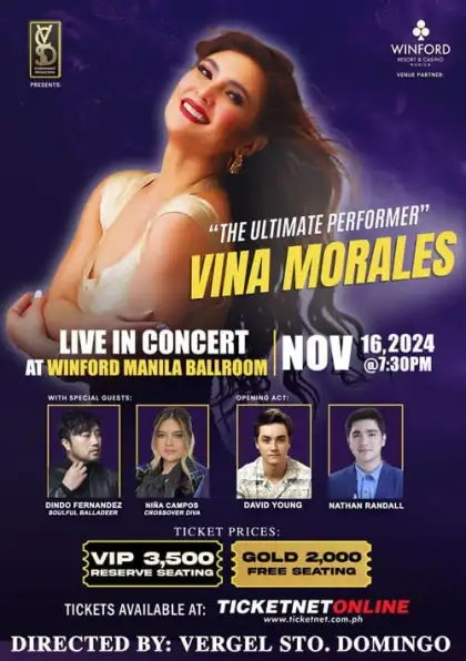 Vina Morales 'The Ultimate Performer' Live In Concert