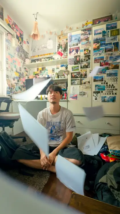 Touch had had to process many documents to get his visas