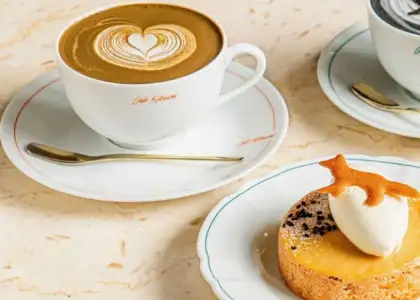 Coffee and pastry for fall