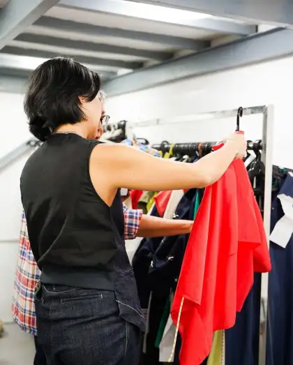 Yoya at her design studio