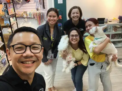 Co-founders with Animal Wellness Cebu