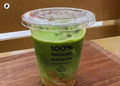 Iced Warabi Matcha Latte