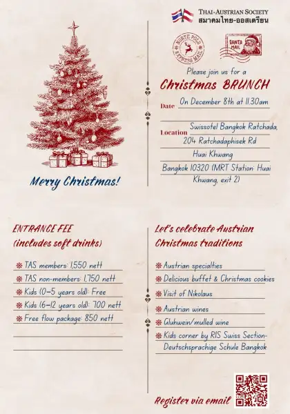Thai Austrian Society - Christmas Brunch