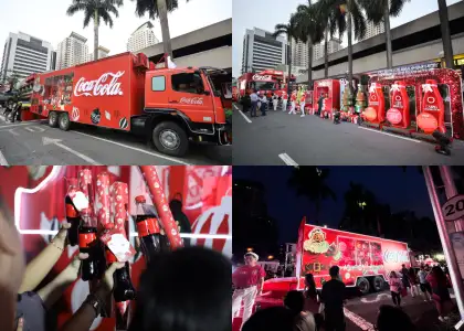 The Coca-Cola Truck Tour in the Philippines