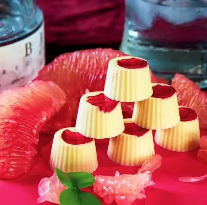 Gin and pomelo chocolate