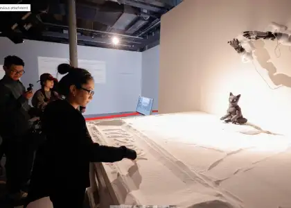 After the interaction with the robotic arms of the “diviner cAI™”, it will generate a fortune-telling slip.