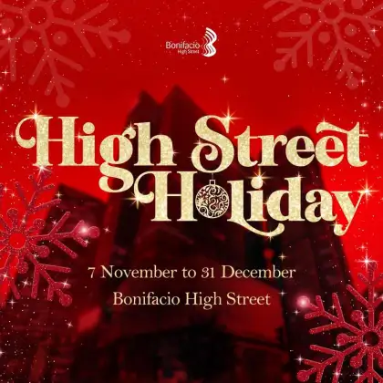 BGC, Taguig High Street Holiday event poster