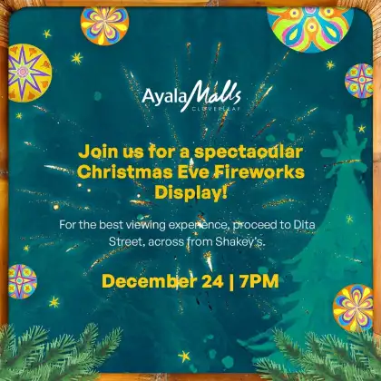 Ayala Malls Cloverleaf Fireworks Display
