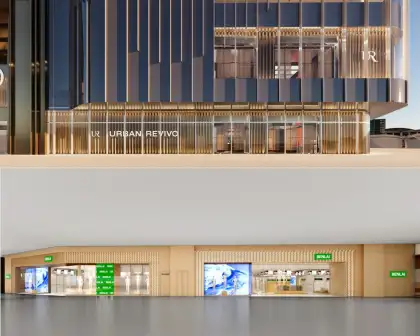 Concept images of URBAN REVIVO and BENLAI's stores at the One Bangkok Mall