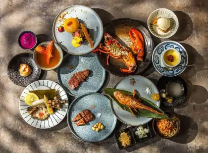 An array of food items offered by MinSuiZen Raku Singapore