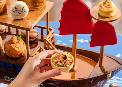 Vista Afternoon Tea with Ruinart Champagne