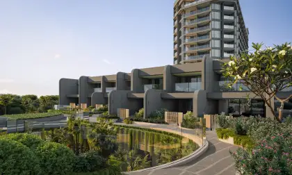 A 3D rendering of the Pattaya Marriott Resort & Spa