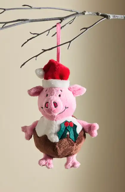 Percy Pig™ Christmas Pudding Decoration