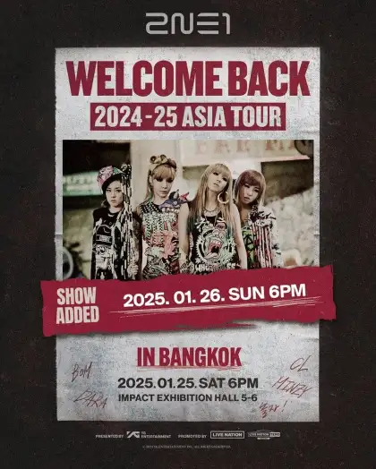 2024-25 2NE1 ASIA TOUR [WELCOME BACK] IN BANGKOK