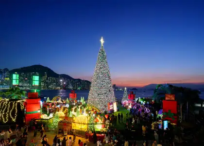 Hong Kong Christmas Lights
