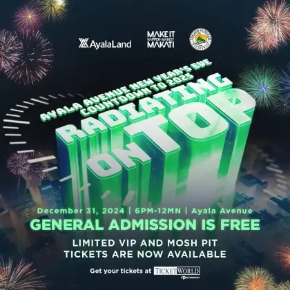 Radiating On Top - Ayala Avenue New Year's Eve Countdown to 2025