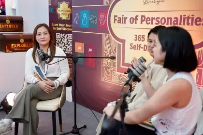 Alodia with Jim and Sab