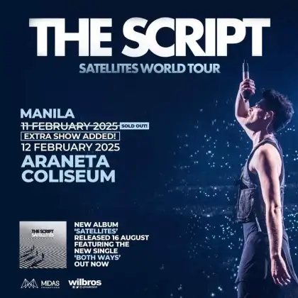 The Script Satelittes World Tour in Manila event poster