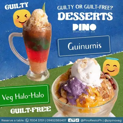 Vegan desserts at Pipino Veg