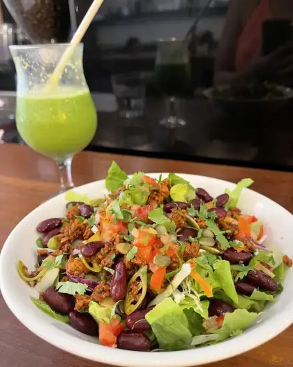 Colorful, healthy, vegan food from Green Bar