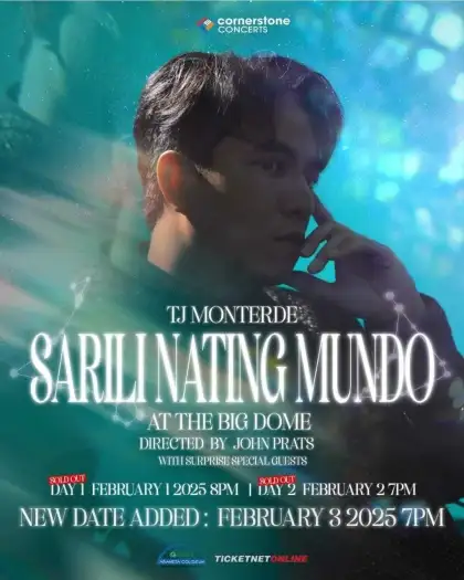 TJ Monterde 'Sarili Nating Mundo' at the Big Dome