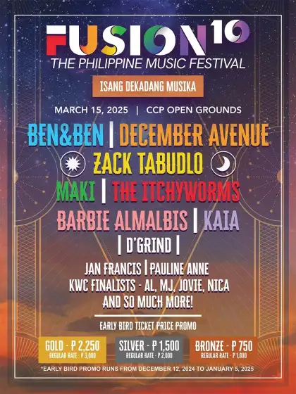 Fusion: The Philippine Music Festival 2025