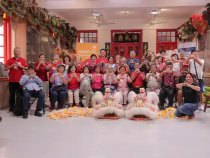 Singapore's aging population is encouraged to age actively